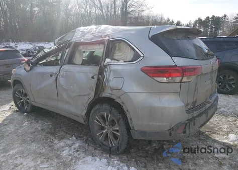 2017 Toyota Highlander Le Plus from USA, damaged, VIN 5TDZZRFH6HS207290